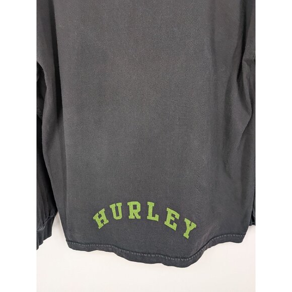Vintage Hurley T Shirt Men Size 2XL Graphic Print Skater Grunge Distressed Surf - Picture 7 of 11